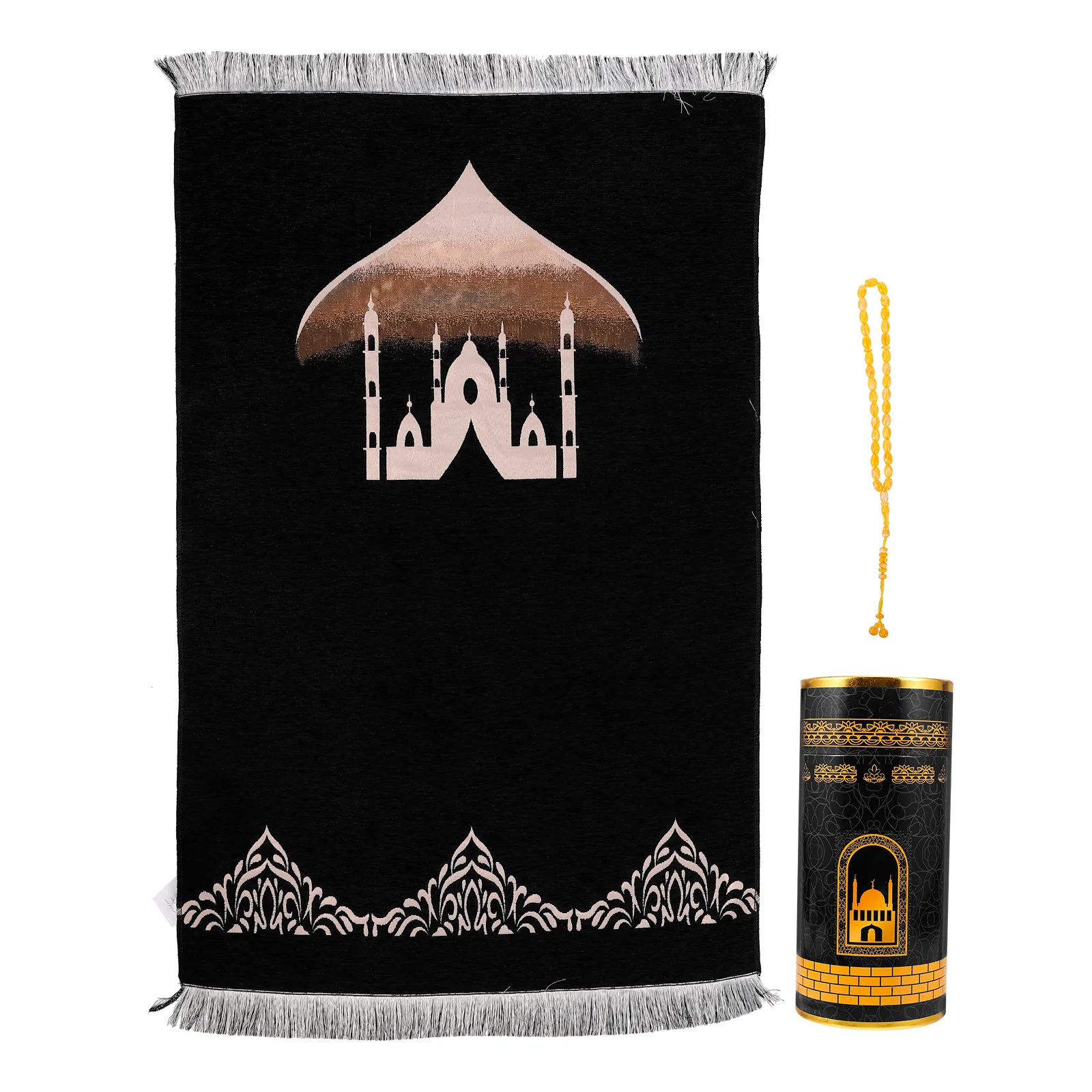 

Pilgrimage Blanket Islamic Prayer Rug Muslim Rugs for Carpet Portable Mat Fabric Praying Travel Decorative Printing