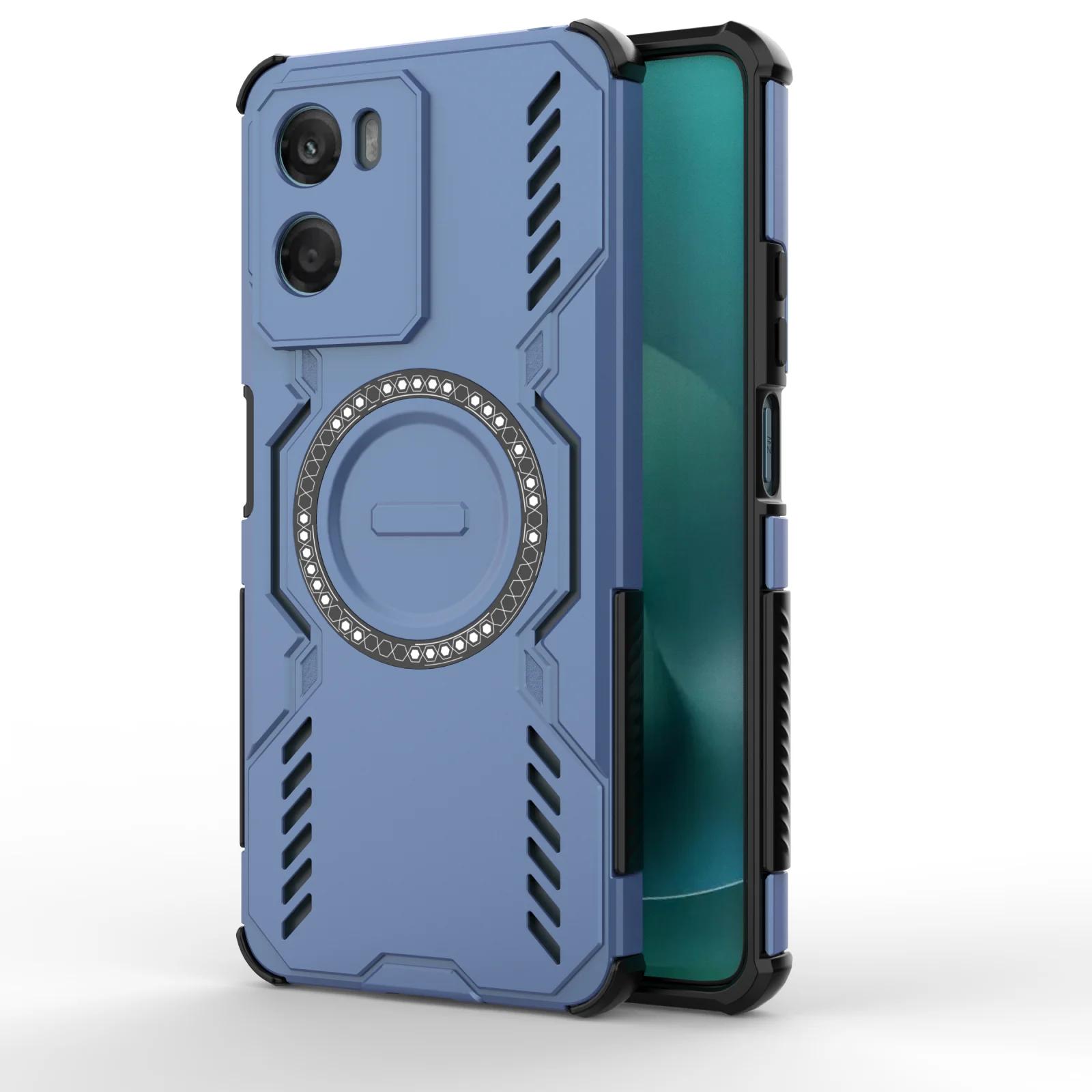 Magnetic Heat Dissipation Armor Phone Case with Shockproof Protection