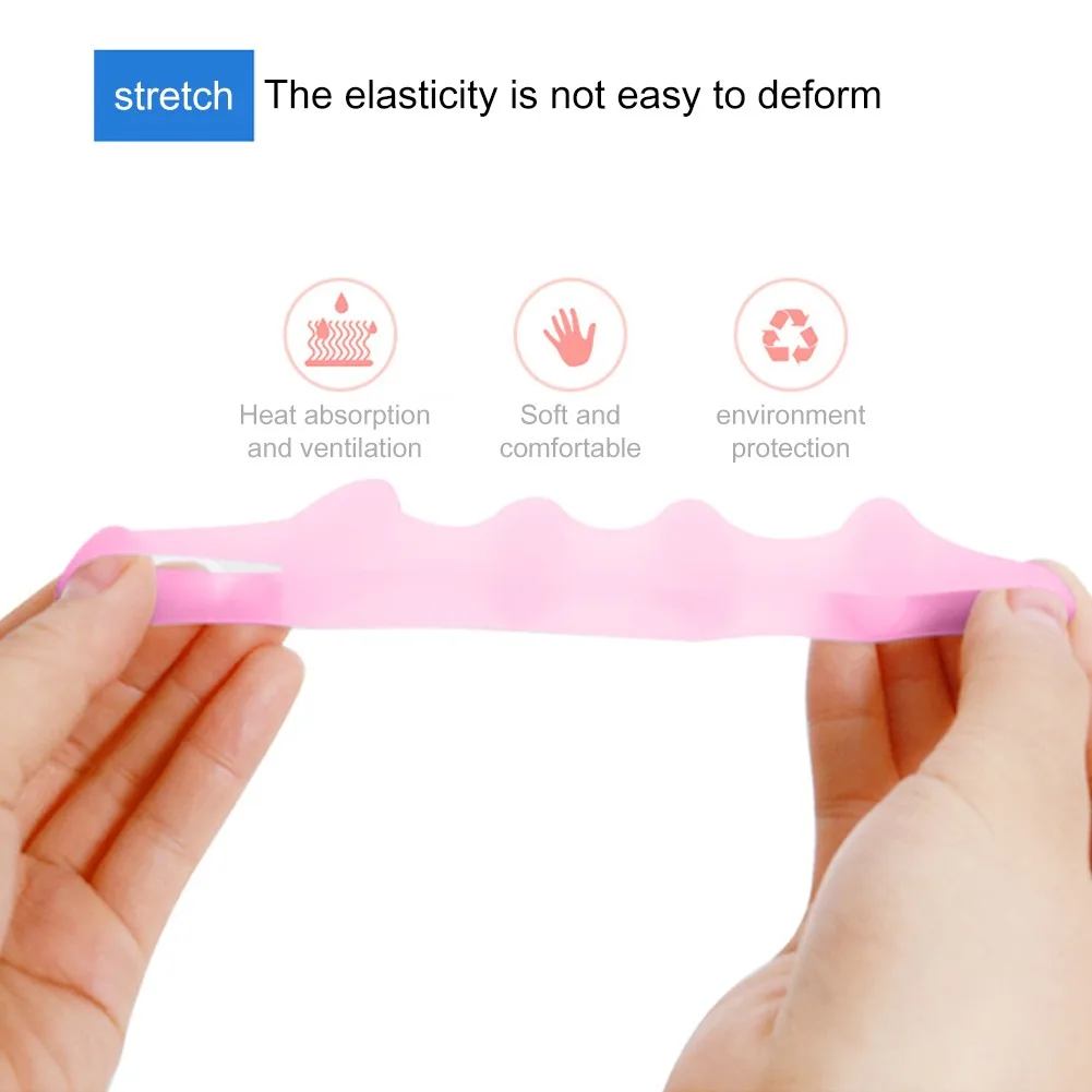 Toe Separator Toe Separator Flexible Finger Spacer Toe Separating Straighteners THallux Valgus Corrector Orthopedic Hammer Straighter Care Tool