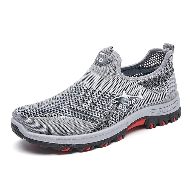 Chaussures d'été en maille pour hommes, baskets légères, chaussures de marche décontractées, respirantes, de randonnée, à la mode, 2024 5