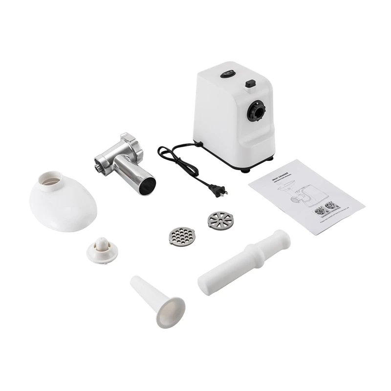 1000W Electric Meat Grinder Sausage Maker with 3 Grinding Plates Food Pusher Meat Mincer Juicer Food Grinder for Home Kitchen 6