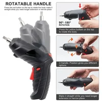 3.6v Power Tools Set Household Maintenance Repair 1800mAh Lithium Battery Mini Household Electric Drill Cordless Screwdriver 2