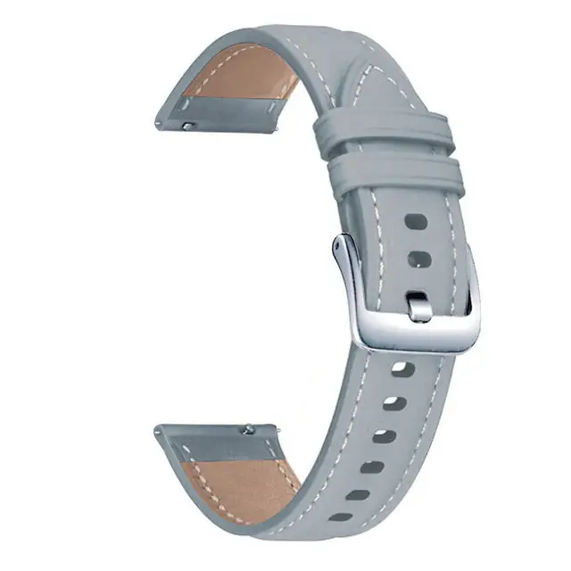 Premium 22mm Leather Watch Strap Bracelet - Replacement Accessory