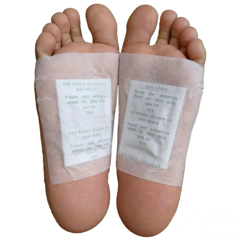 

2023 Detox Foot Pads Organic Herbal Cleansing Energize Body Patches Bamboo Vinegar Adhesives Argyi Weight Loss Pad Beauty Health