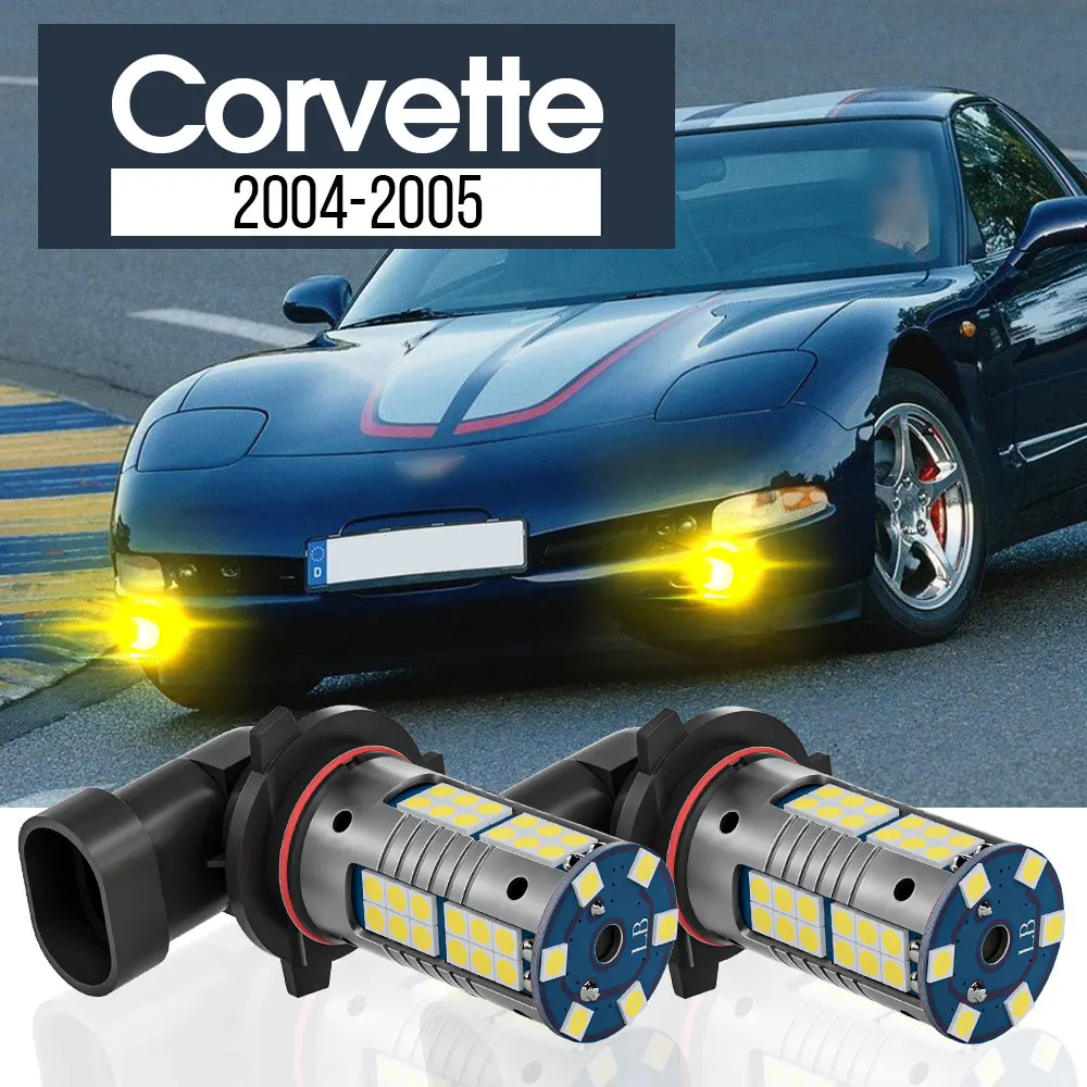 

2pcs LED Fog Light Lamp Blub Canbus Accessories For Chevrolet Corvette 2004 2005