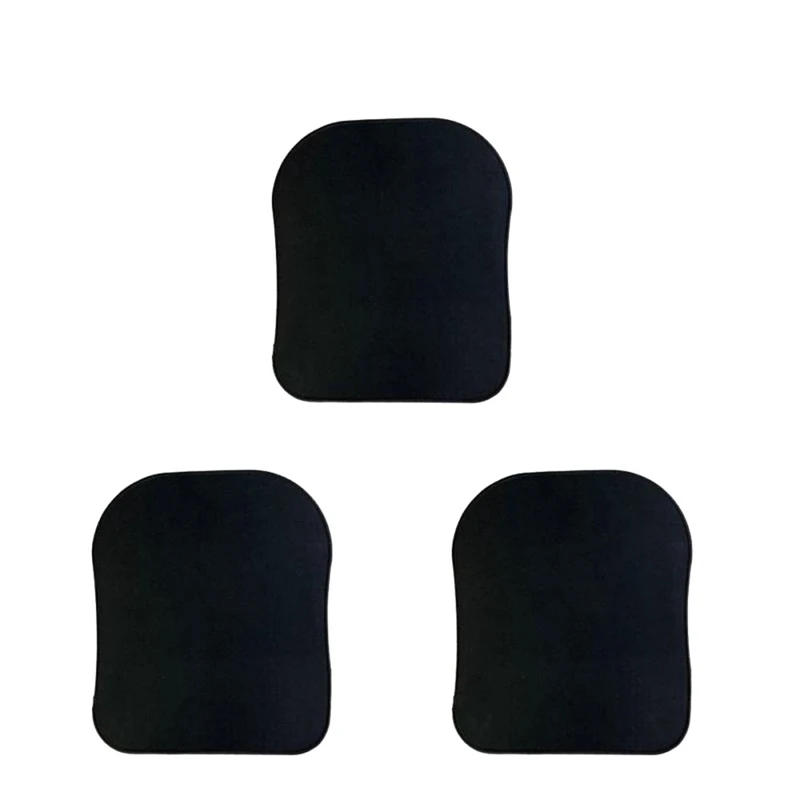 

3Pcs Strong Adhesion Mat No Layering No Glue Black Mobile Table Mat For Thermomix Tm5 TM6