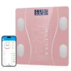 Digital Simple and Practical Body Fat Scale with Smartphone App, Bathroom Scale with Led Display, Provides Body 1