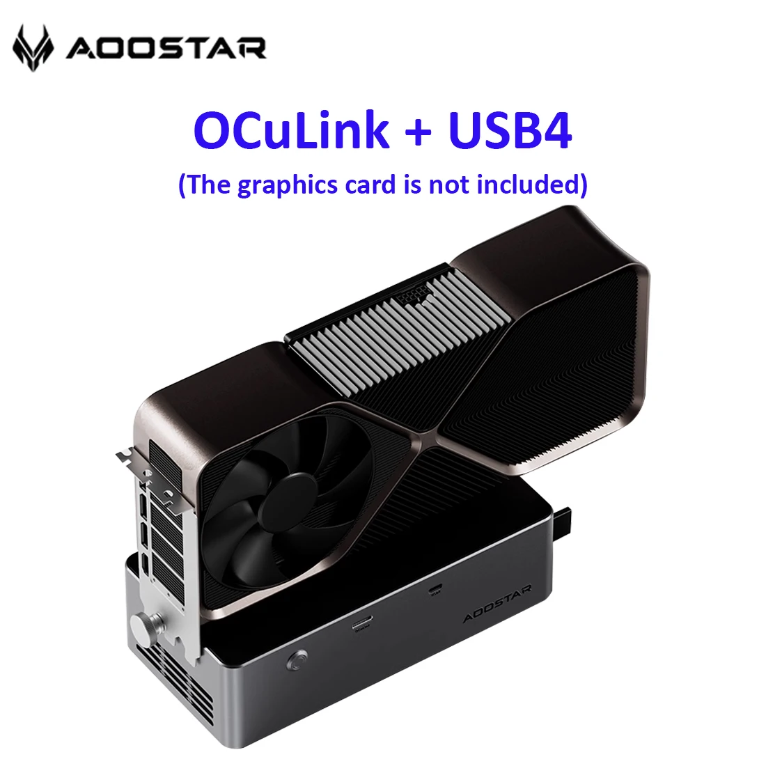 AOOSTAR AG02 EGPU Dock 800W Power Supply with OCuLink & USB4