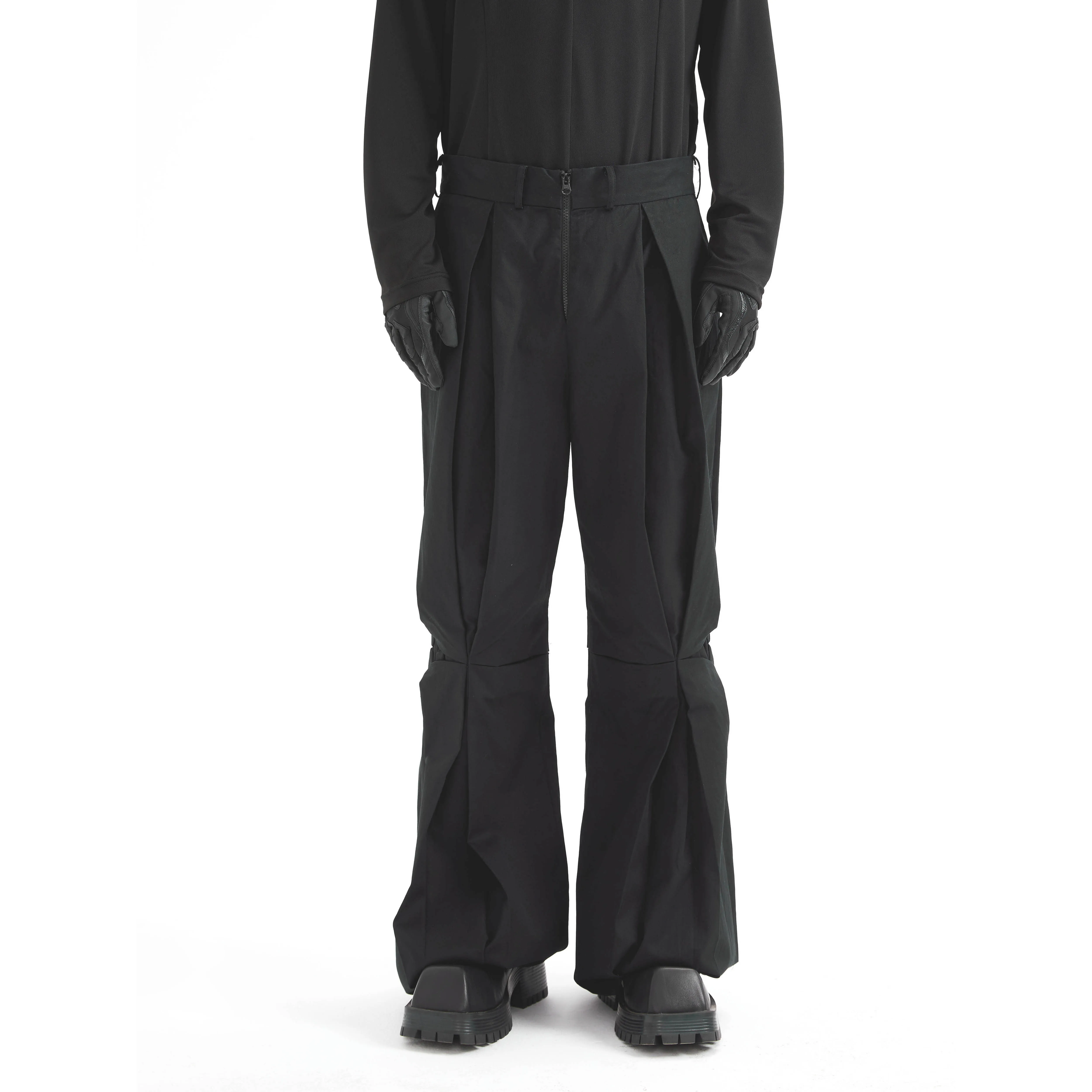 

2022 New Men Women Clothing Niche Original Deconstruction Of Origami Art Folds Casual Pants Trousers Plus Size Costumes 27-46
