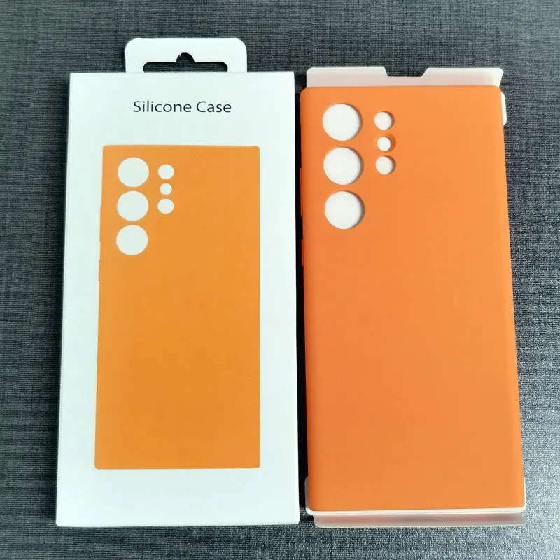 Case For Samsung Galaxy S23 Ultra Liquid Silicone Case Silky Soft-Touch Finish Back Protective Cover Galaxy S23Ultra Phone Case