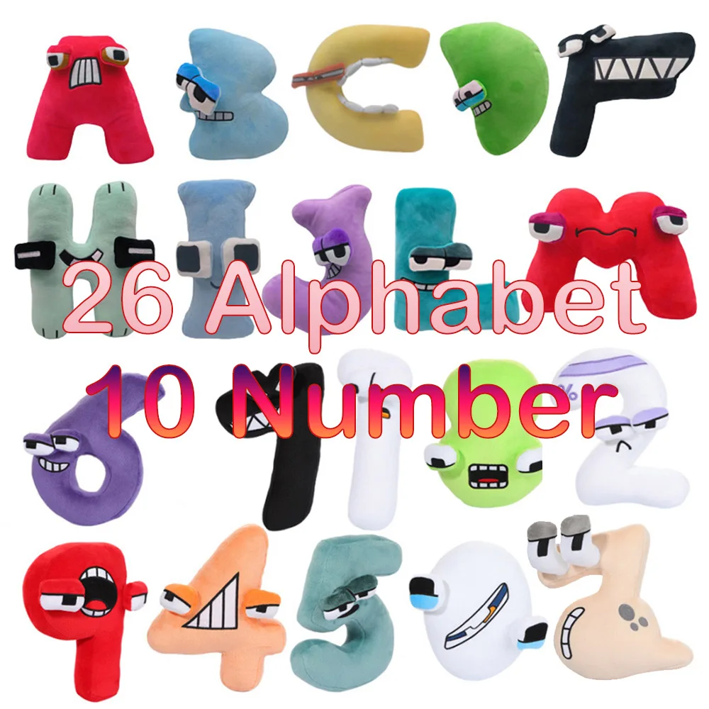 33 styles Alphabet Lore Russian Alphabet Lore Plush Toy Stuffed Animal Doll  Educational Toys Kids Christma Gift - AliExpress