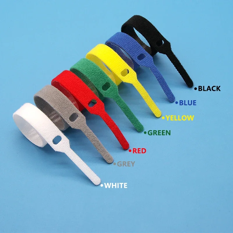 50/100pcs Releasable Cable Ties 150 200 250 300mm Plastics Fastening  Reusable Cable tie Straps Nylon Wrap Zip Bundle Bandage Tie