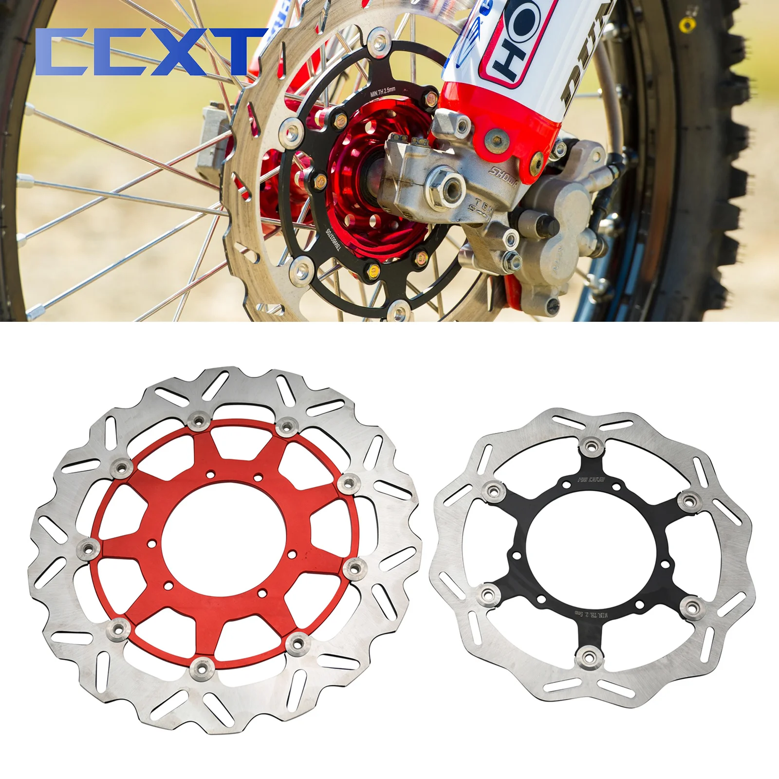Dirt Bike Brake Disc Caliper Guard CNC For CRF250R 04-25 - View #3