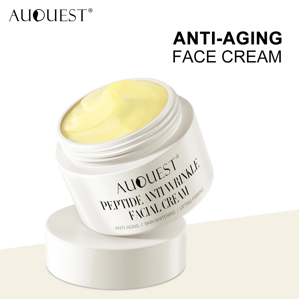 AUQUEST Peptide Anti Wrinkle Face Cream Anti-Aging Hyaluronic Acid Smooth Fine Lines Facial Creams Skin Care Products