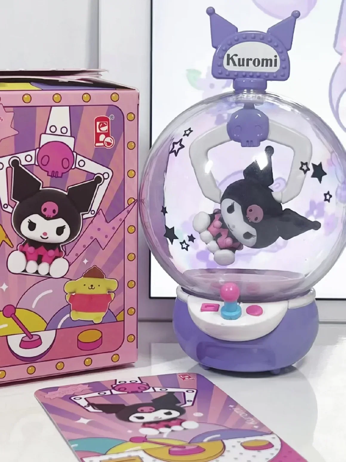 En existencia Sanrio Clip Doll Machine Series Kuromi Caja ciega Jade Guigou Toy Story Adorno de baño Lightyear Regalo de Navidad