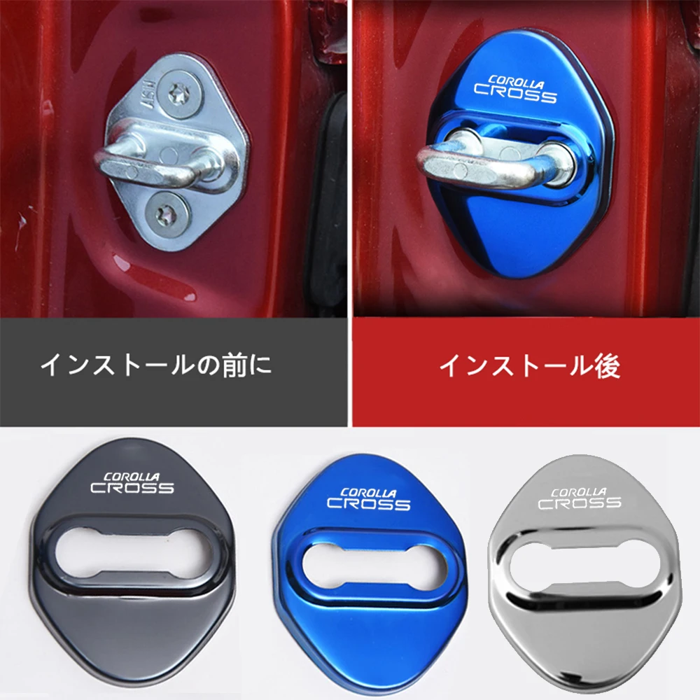 4 Coperture In Silicone Per Serrature Auto - Protezione Universale Per Portiere (9.4x7cm)