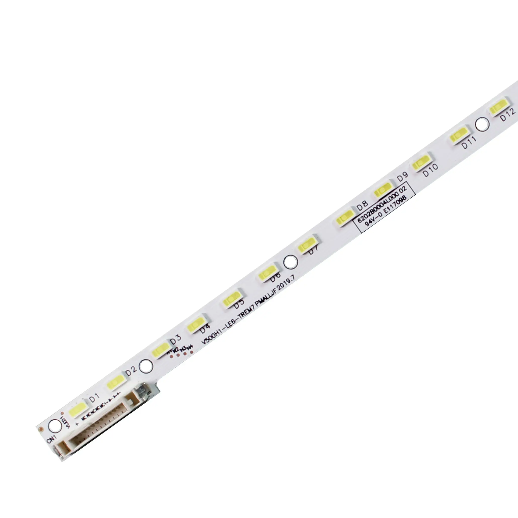 Tira de Led para Bush 50 211f M0004: N31a V500h1-le6-trem7 Trew7 V500hj1-le8 Rev.c1 50l5450c Led50m5580af 10 Pcs 68led 620 mm 50 - Imagem 2