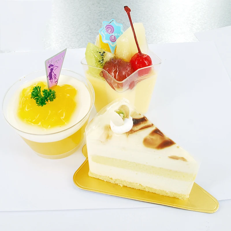 100pcs/Set Mousse Cake Cardboard Mini Cake Boards Cupcake Dessert Tray Gold Silver Paper Base Pastry Decorative Kit Party
