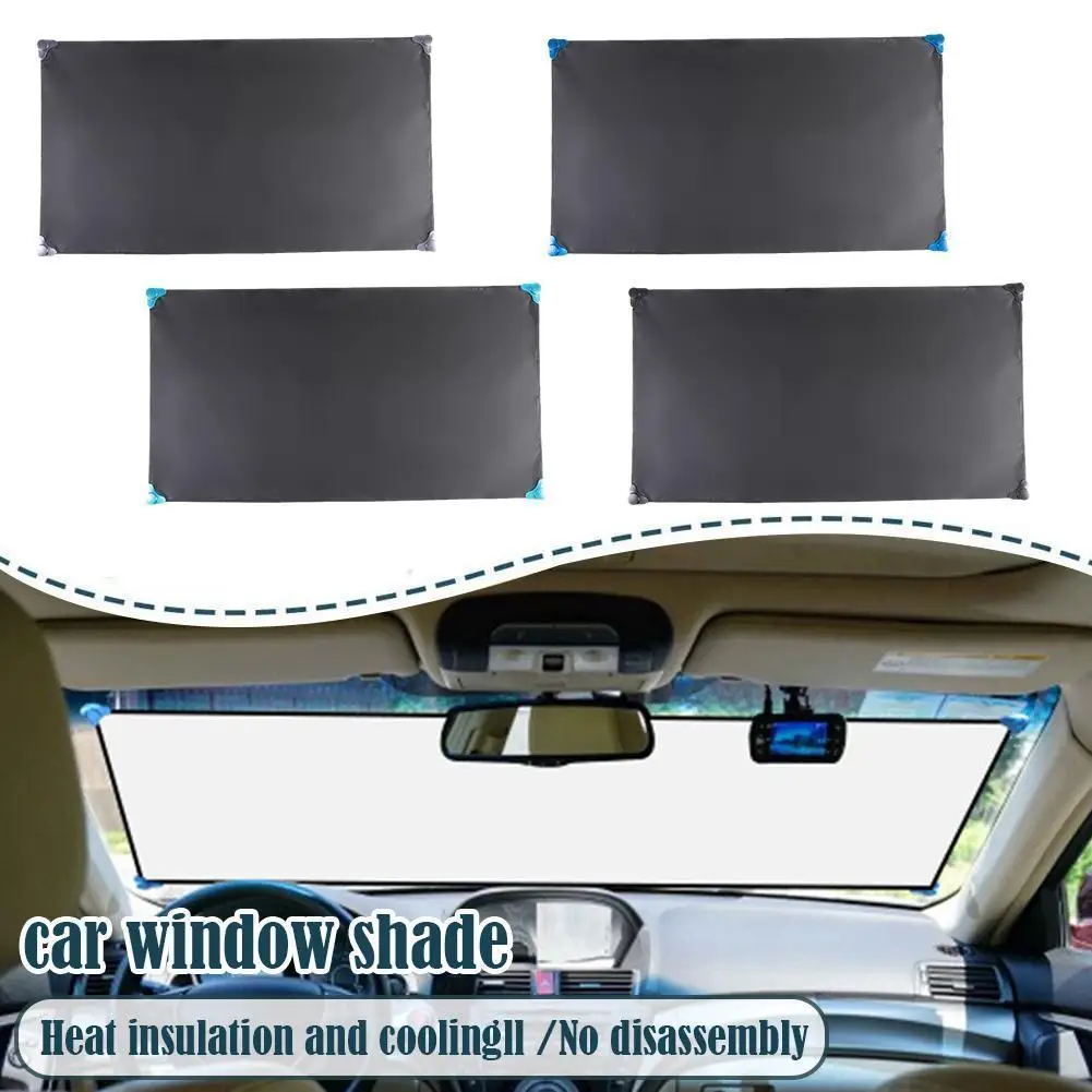 Car Auto Front Sun Shade Protector Car Front Windshield Sunshade Cover Curtains Interior Summer