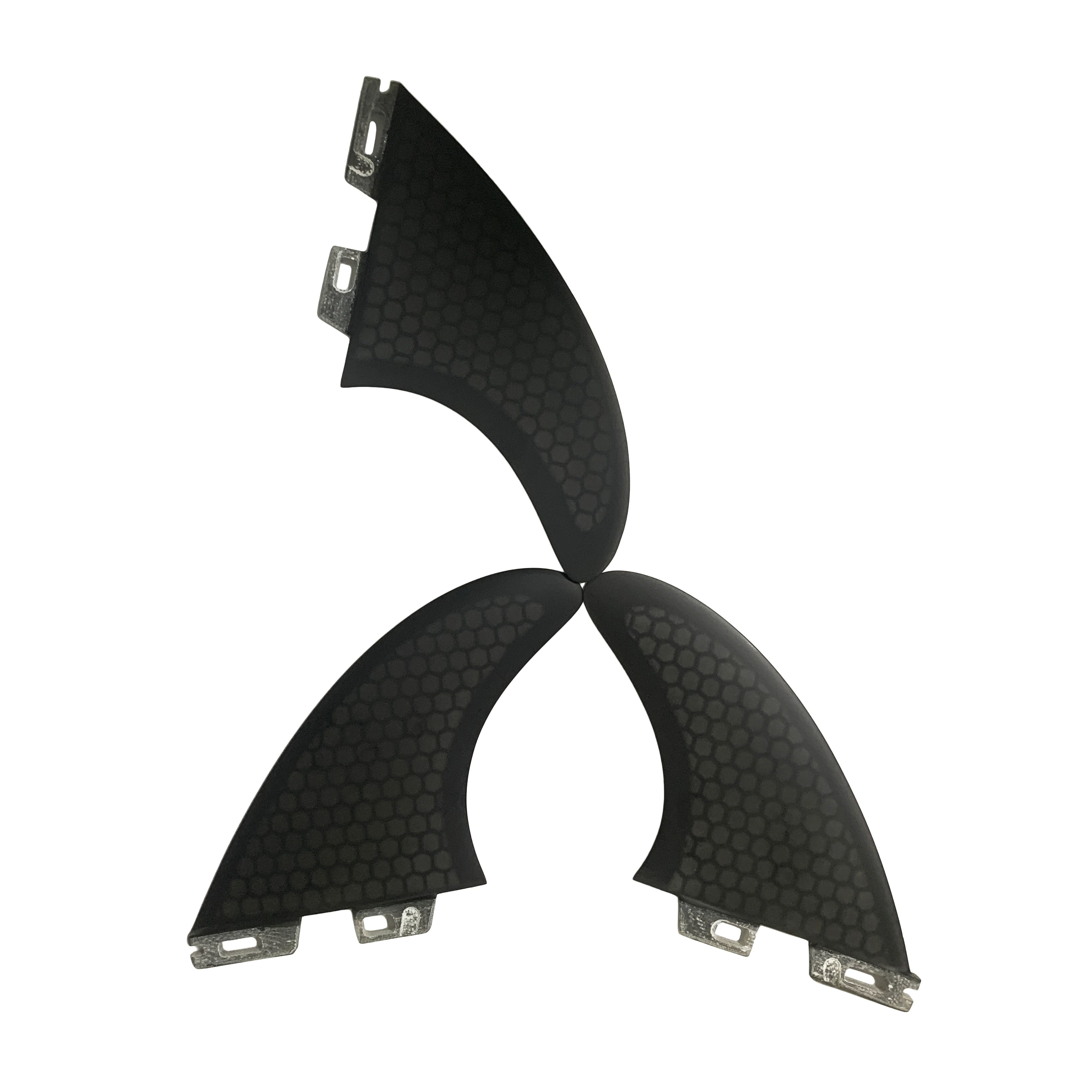 RISECE FCS2 AM2 Honeycomb Surfboard Fins Dual Tab Hexa Core Thruster Fin Set 3PCS 2