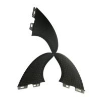 RISECE FCS2 AM2 Honeycomb Surfboard Fins Dual Tab Hexa Core Thruster Fin Set 3PCS 2