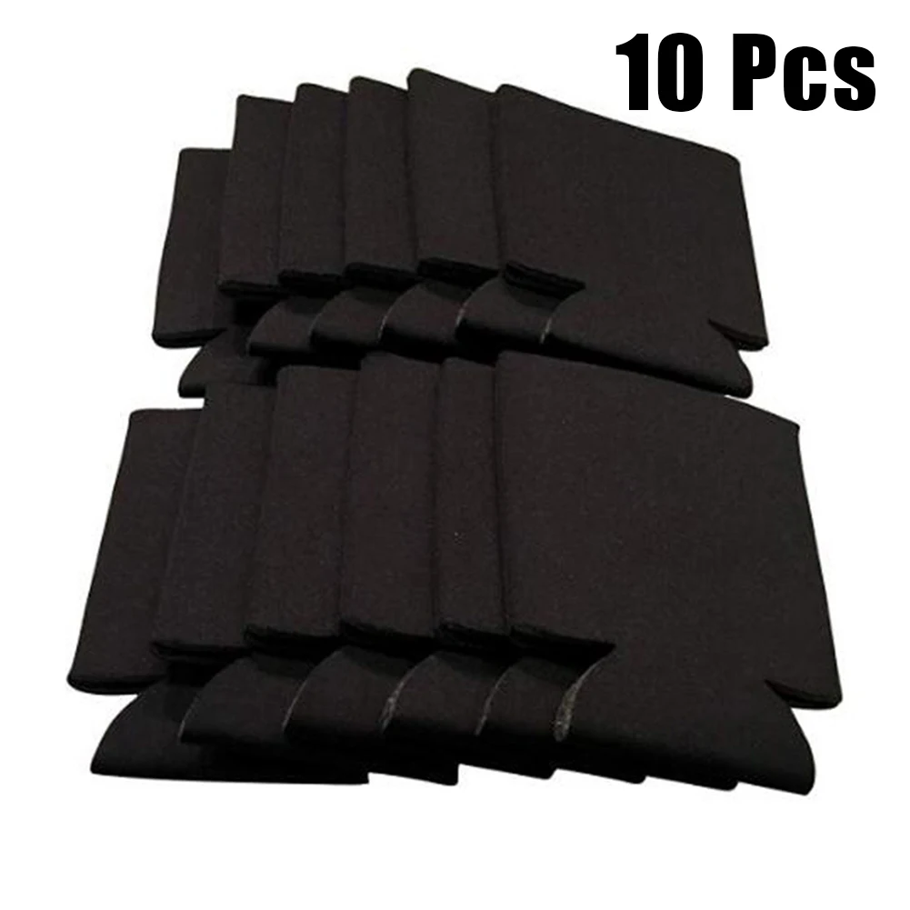 

10pcs Lightweight Can Coolers Sleeves Soft Insulated Reusable For Water Bottles Hot Cold Drink Travel Supplies