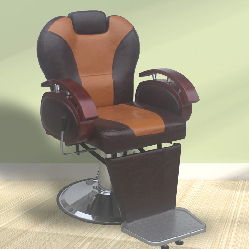 Hydraulic Luxury Barber Chairs Shampoo Tattoo Beauty Retro Barber Chairs Reception Chaise Coiffeuse Commercial Furniture RR50BC