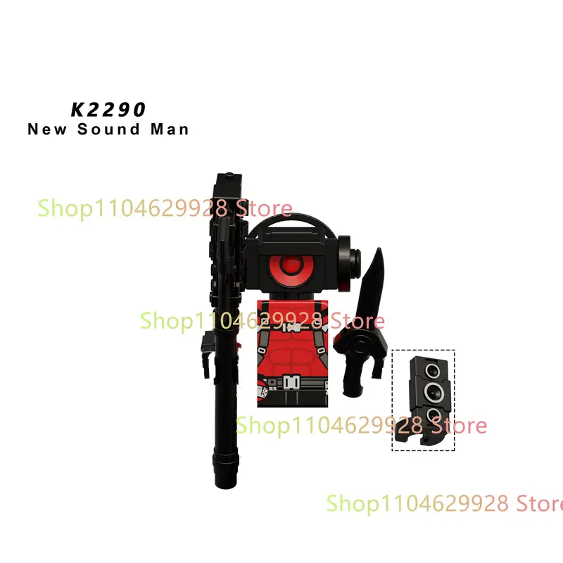 New KDL SWAT Skibidi Toilet Man Figures Anime Block Toys TvMan Titan Cameraman Speakerman Bricks Model Toy Birthday Gift - Image 56