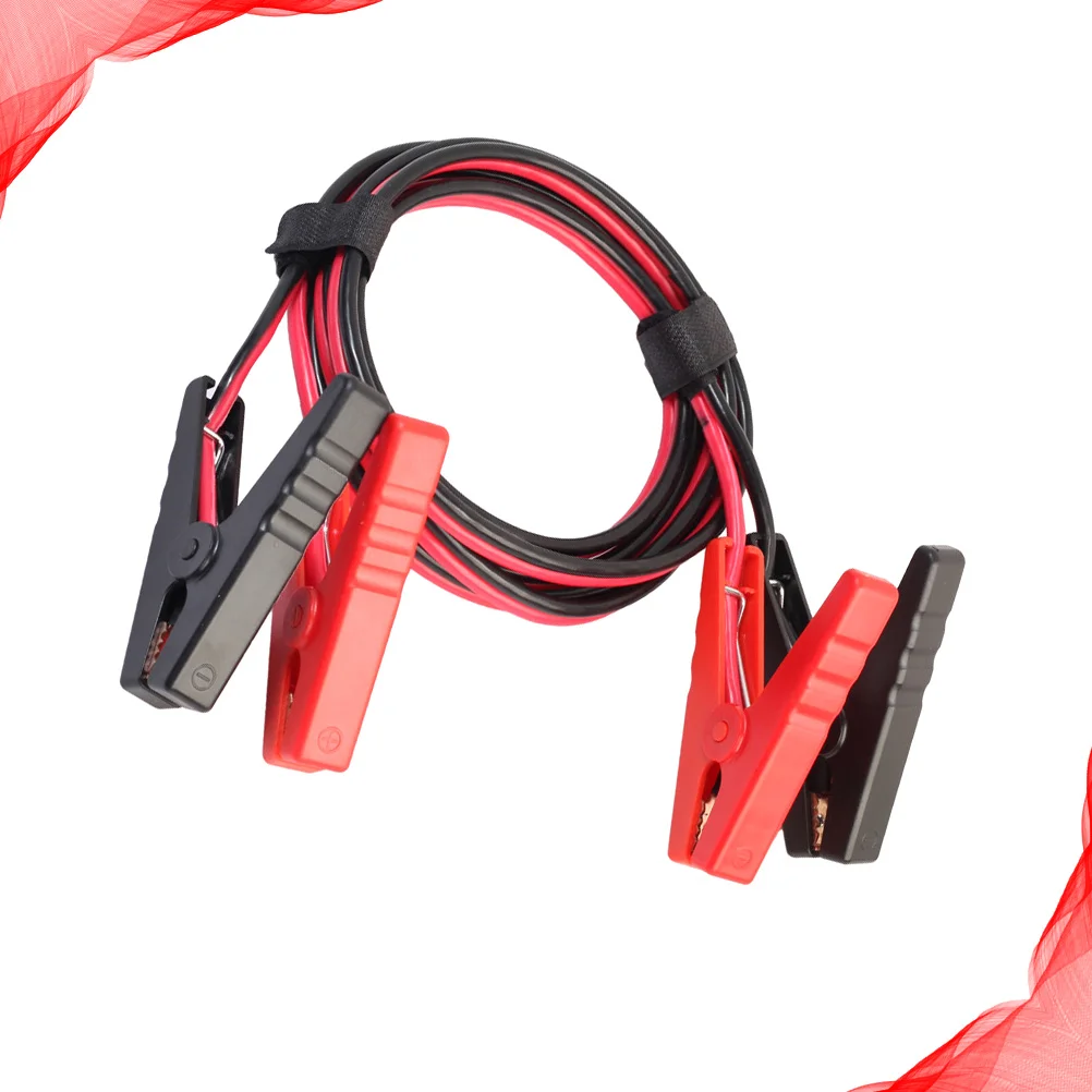 

1pc 2.5M Car Emergency Ignition Jump Starter Copper Clad Aluminum Leads Wire Booster Cable