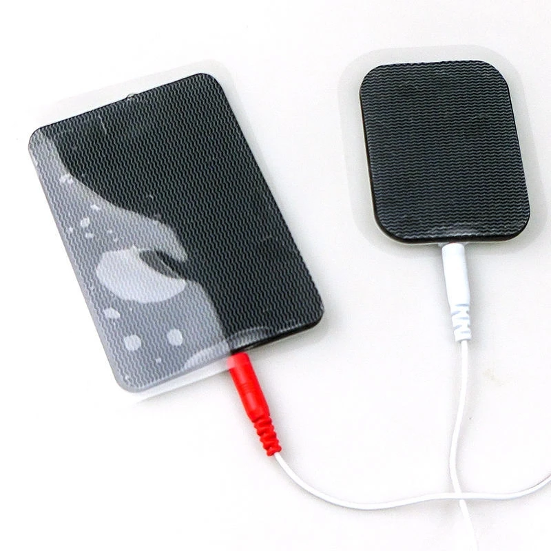 Silicone Electrode Pad Soft Electrode Patch for Physiotherapy Instrument Relief Pain Tools 2pcs