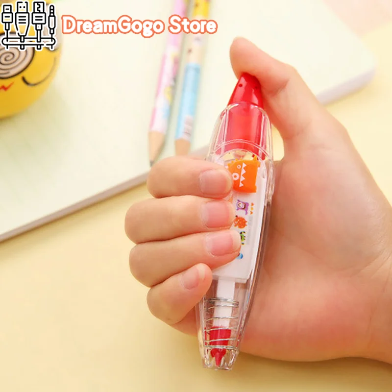 1pc 귀여운 DIY 무늬 장식 디자인 수정 테이프 - 일기 및 학교 용품 장식에 적합