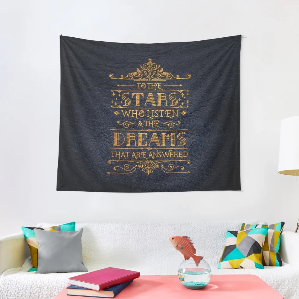 

To the stars who listen Tapestry Wall Hanging Wall Decoration For Rooms Bedroom Decor Aesthetic Room Decorations Tapestry