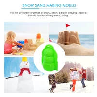 Snowman Snowball Fight With Snow Model 3 Colors Children's Sand Castle Model Beach Toy Water Games Kid Summer Accessories Gifts 2
