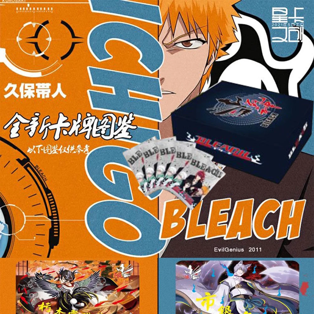 

Newest Original Bleach Japan Anime Collection Card Cartas Games Battle Card for Children Birthday Gift Carte Juego De Cartas