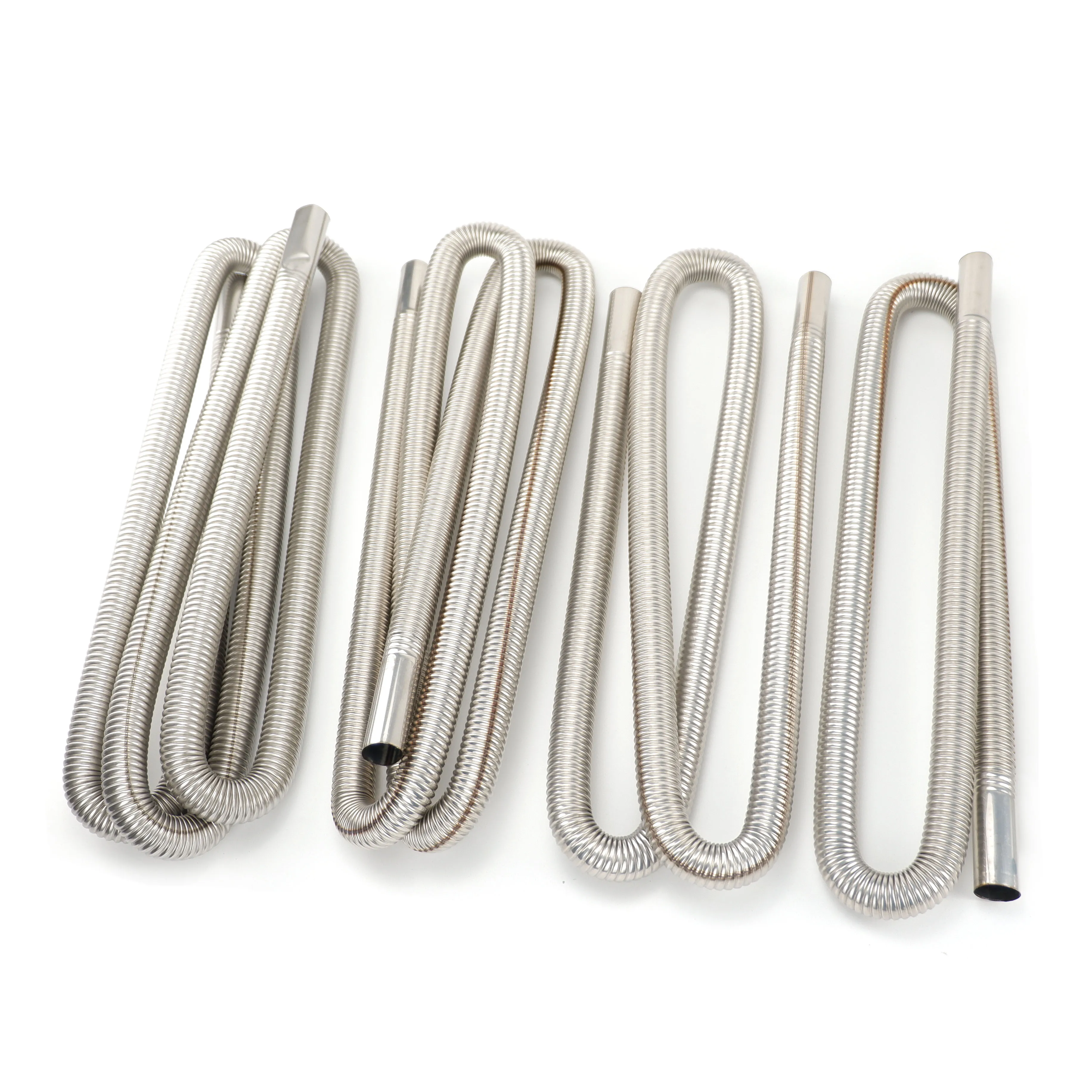 Air Diesel Parking Heater Exhaust Pipe Tube air heater duct pipe air heater exhaust pipe air heater duct connector Gas Vent Hose Stainless Steel Car Truck Connector 60cm 100 120 150 200cm 250cm 300cm