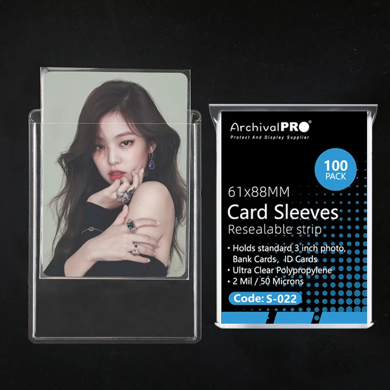 3 Inch Ultra Clear Card Sleeves Photocard Idol Photo Cards Protective Sleeve Case 50pcs/pack card protector idol card protector photo card holder