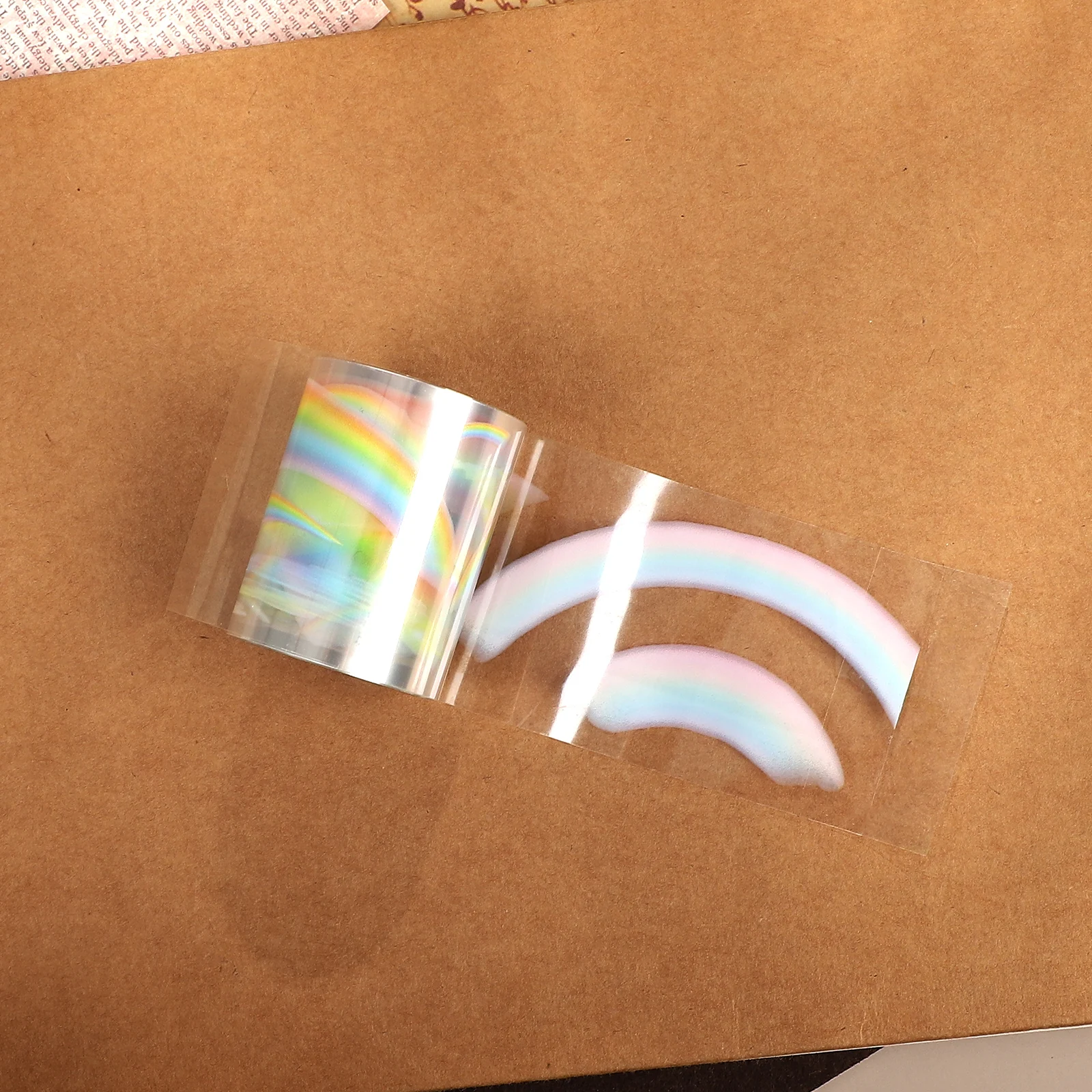 50mm*5m 빈티지 무지개 풍경 PET 테이프 창의적인 DIY 저널 재료 콜라주 스크랩북 문구류
