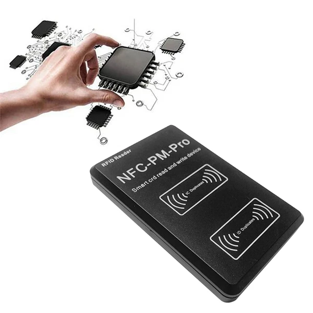 RFID Smart Chip Reader PM PRO Decoder NFC Key Copier ID IC Tag Clone 13.56Mhz 125Khz Badge Write Token Clone Card 5