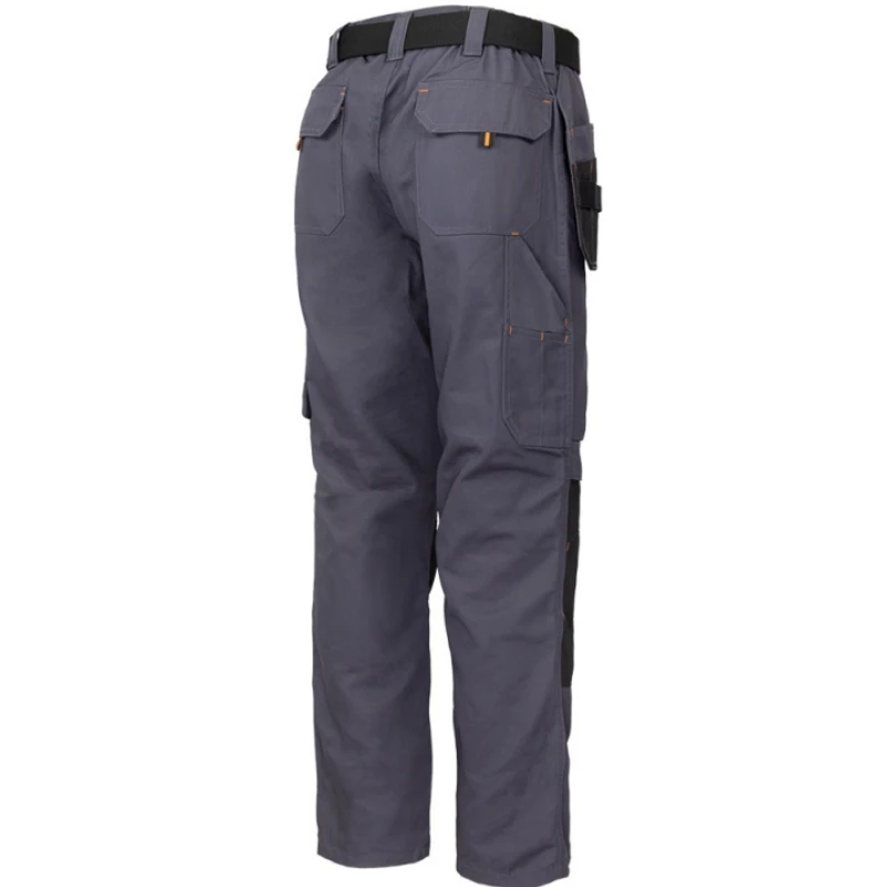 Multi-pockets Work Wear Cargo Pants Mens Casual Straight Hanging Baggy Pants Wear-Resistant Technician Workers Tool Trousers 4XL