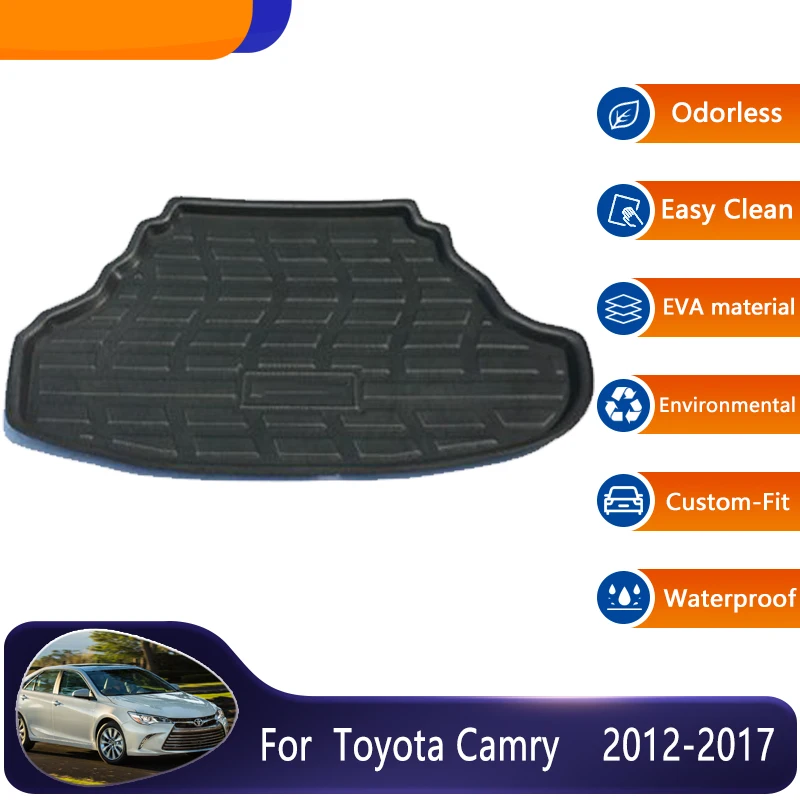 

Коврики для багажника автомобиля для Toyota Camry 50 Daihatsu Altis 2012 ~ 2017, коврики для хранения в автомобиле, коврики для багажника, напольные коврики, коврики для автомобиля Maletero Coche 3D EVA