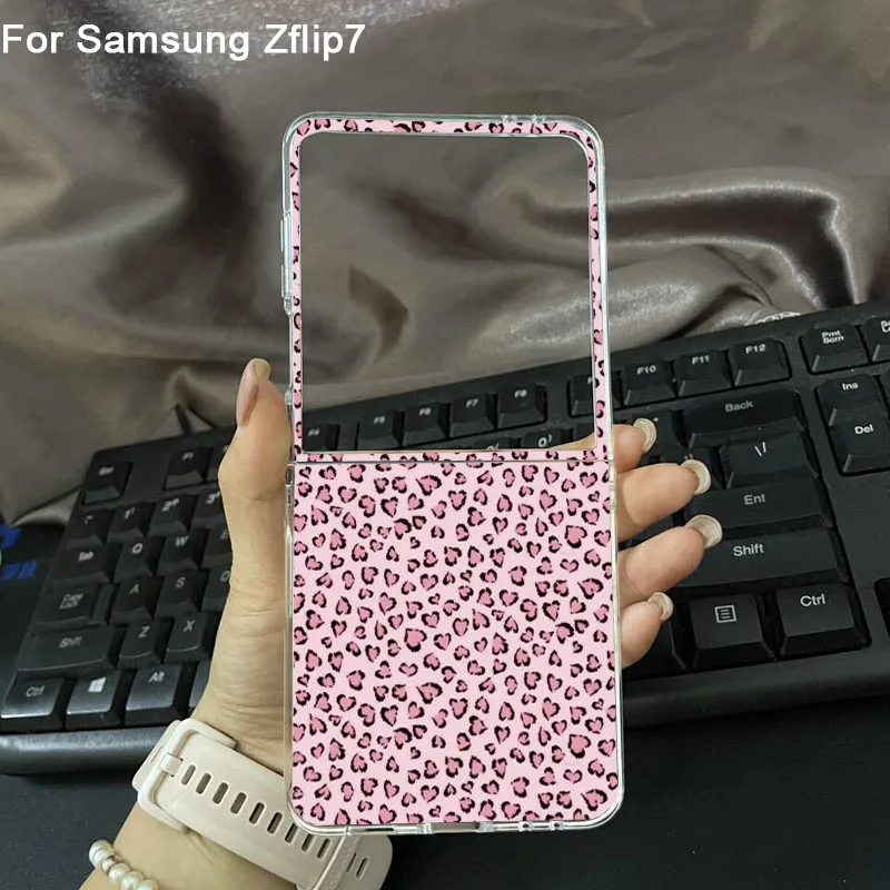 Luxury Leopard Print Ultra Thin Slim Clear Hard Phone Case