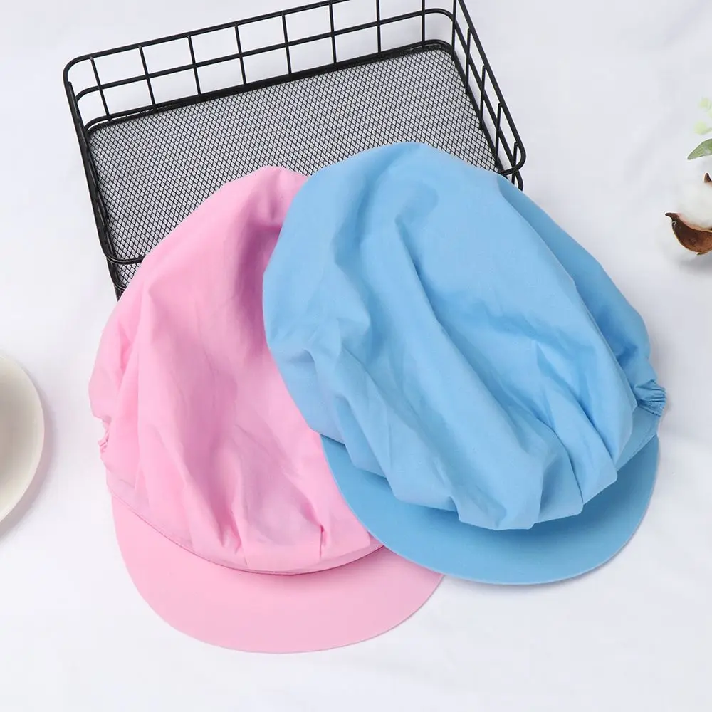 Chef Hat Kitchen Cooking Chef Cap Food Service Hair Nets Chic Work Accessories Women Bandage Adjustable Cap Solid 5