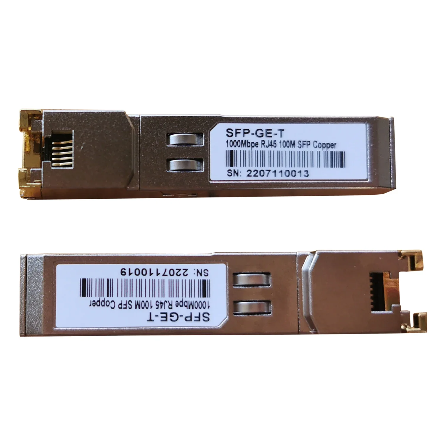 1000MB  RJ45 to SFP optical transceiver,  SFP to RF45 optical transceiver,  SFP-GE-T