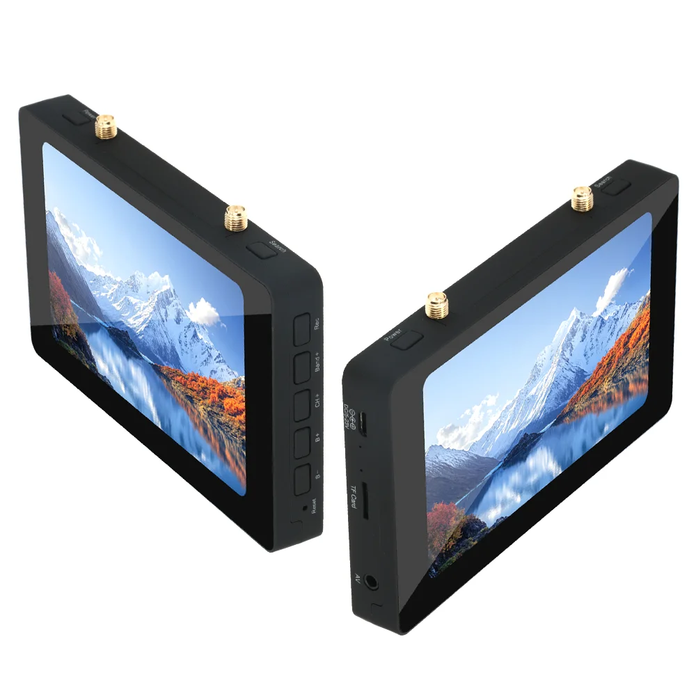 Moniteur FPV 5.8GHz 5 pouces DMKR avec DVR et batterie 4000mAh