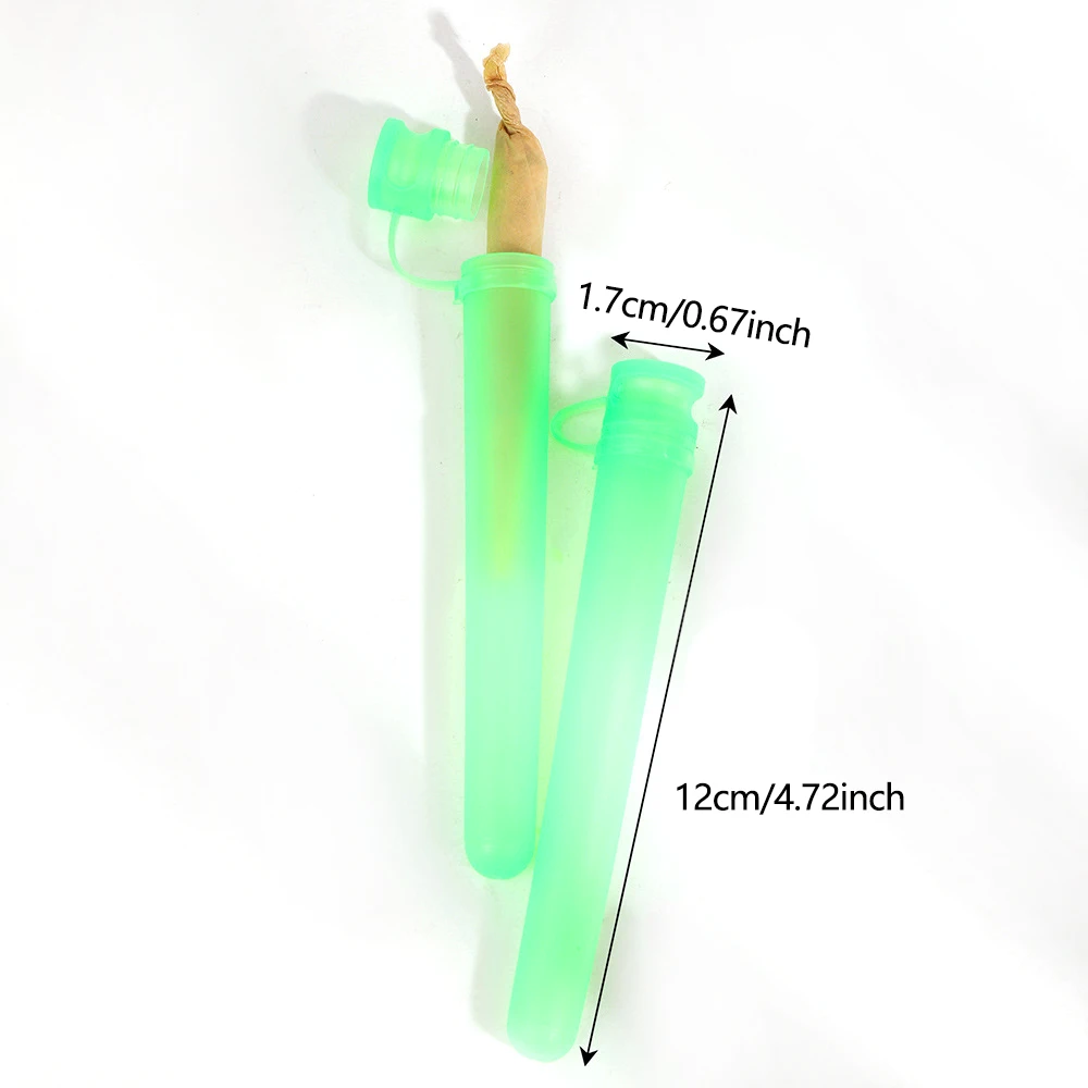 4PCS New Plastic Cigarette Storage Tube 120mm Cigarettes Waterproof Airtight Tube Smell Proof Cigarette Storage Seal Container 4