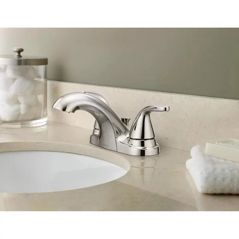 

Adler 1.2 GPM Centerset Double Handle Bathroom Faucet - Chrome