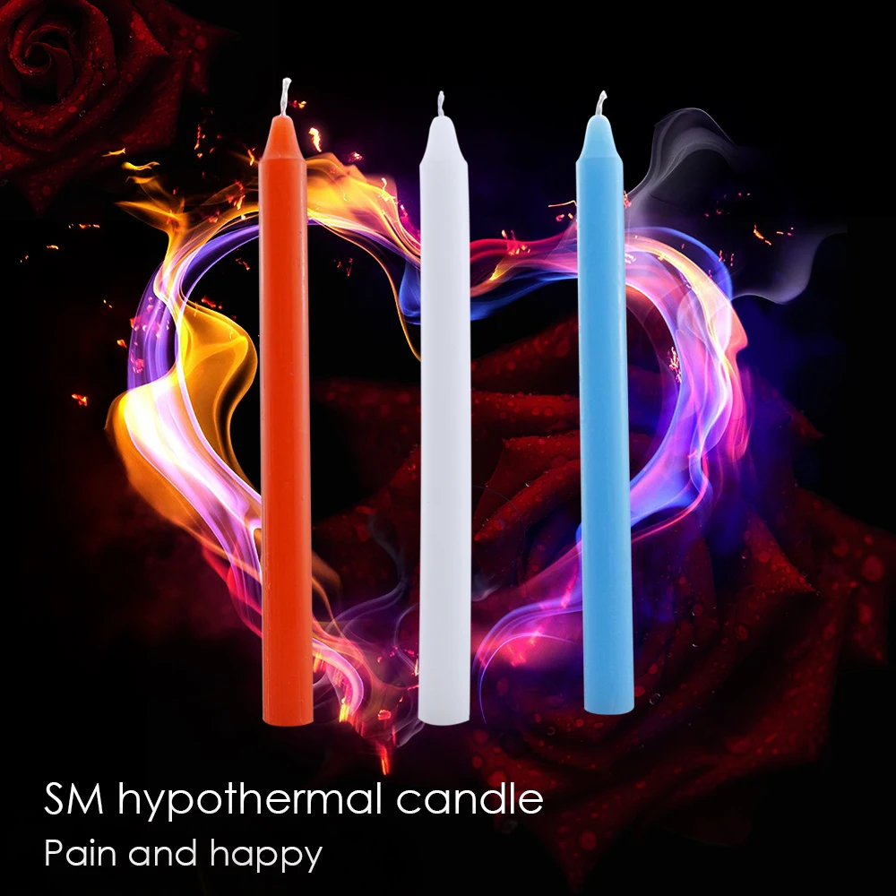 Solid 3 Color Sexy Wax Candle Low Temperature For Erotic Candles Adult Games Couples BDSM SM Bed Restraints Sex Toys
