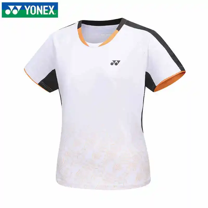 YONEX Men's and Women's Badminton Wear Tops Short Sleeve Quick Dry Sweat-absorbent Breathable Training Suit T-shirts badminton uniforms