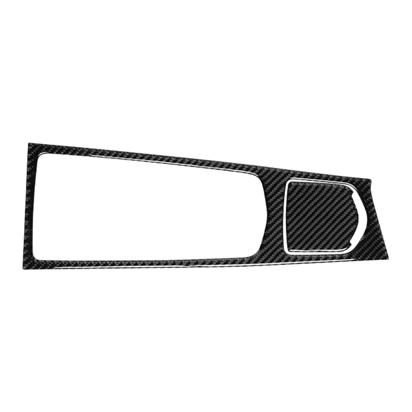 

2Pc Central Control Multimedia Panel Carbon Fiber Cover Trim LHD Car Decorative Sticker for Porsche Panamera 10-16