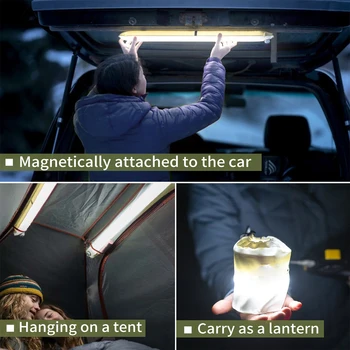 SELORSS Rechargeable Portable Camping Strong Light Waterproof 2000 mAh Tent Lamp Spotlight Outdoor Camping Work Repair Lighting 4